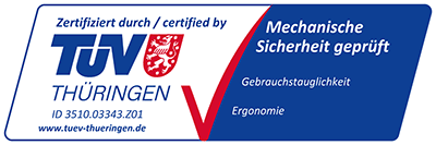 TÜV-Siegel durch den TÜV Thüringen